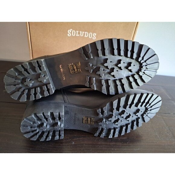 Soludos Black Leather Greenpoint Chelsea Boot/NIB, Sz 11 - Picture 7 of 9